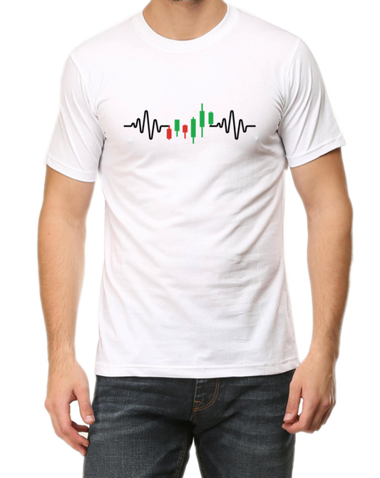 Trader's Heartbeat (T-Shirt) - tickermart.com