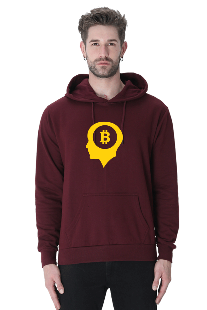 BTC inside brain (Hoodie) - tickermart.com