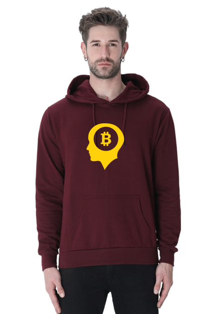 BTC inside brain (Hoodie) - tickermart.com