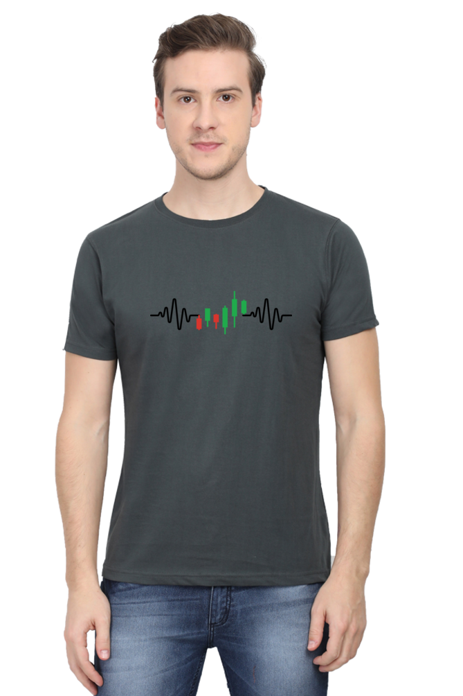 Trader's Heartbeat (T-Shirt) - tickermart.com