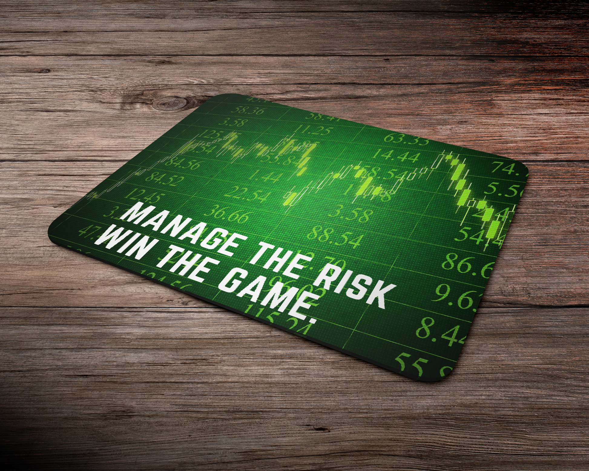 Manage the risk (Mousepad) - tickermart.com