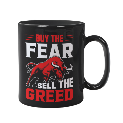 Fear Greed (Coffee Mug) - tickermart.com